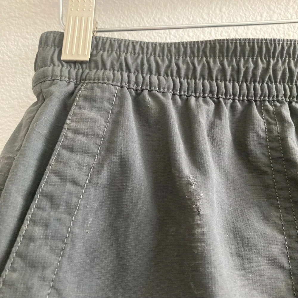 The North Face Pull On Adventure Short Asphalt Grey Hiking Ripstop Nylon Outdoor
